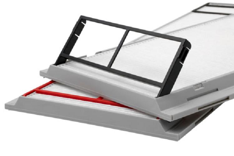 Wiederverwendbare Filterrahmen belegen Nachhaltigkeitsstrategie von Zehnder