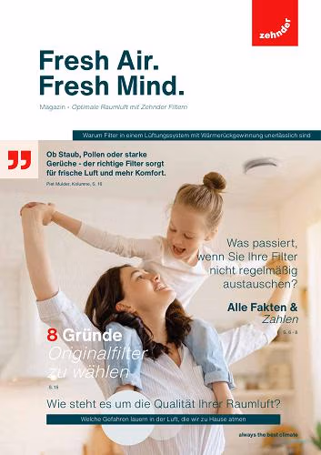 Zehnder bietet mit seinem umfassenden Filterprogramm für jede Anwendung die passende Lösung. Weitere Informationen gibt es im neuen Magazin unter https://zgde.gmbh/filtermagazin