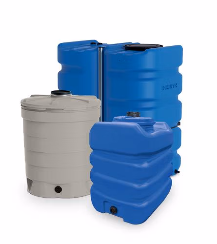 Schütz Energy Systems zeigt auf der IFH Nürnberg AQUA BLOCK zur nachhaltigen Regenwasserspeicherung.