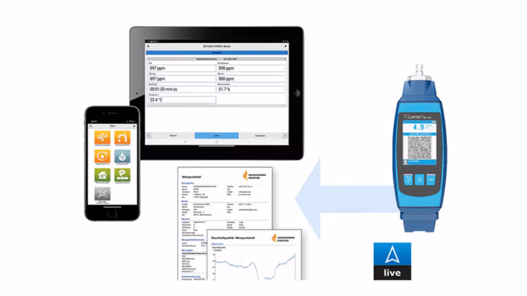 AFRISO CAPBs device Basisgriff mit Farbdisplay