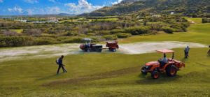 Einsatz im Paradies - doch auch hierzulande können Trockenheit, Niederschläge und Flächennutzung eine Herausforderung darstellen (Foto: Wiedenmann).