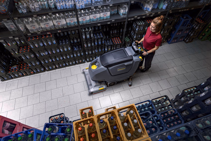 was besonders in teilweise engen Passagen in Supermärkten & Co. das
Arbeiten erleichtert.