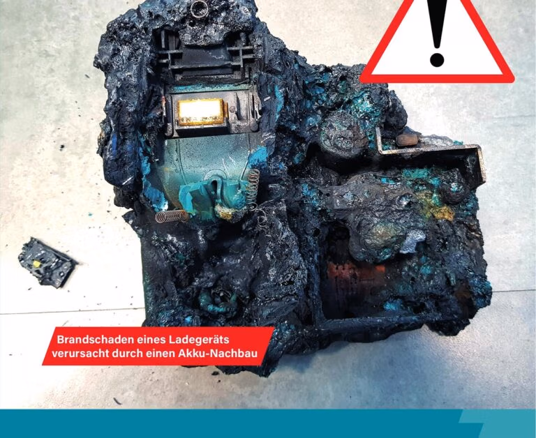 Makita warnt vor gefälschten Akkus und Maschinen