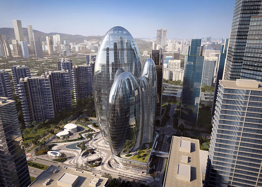 Die OPPO Global Headquarters in der Shenzhen Bay sind ein Projekt der Superlative