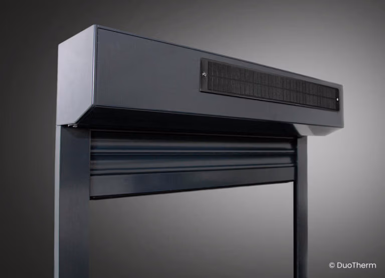 DuoTherm-Solarrollläden nutzen Solarenergie auch bei schwachem Licht