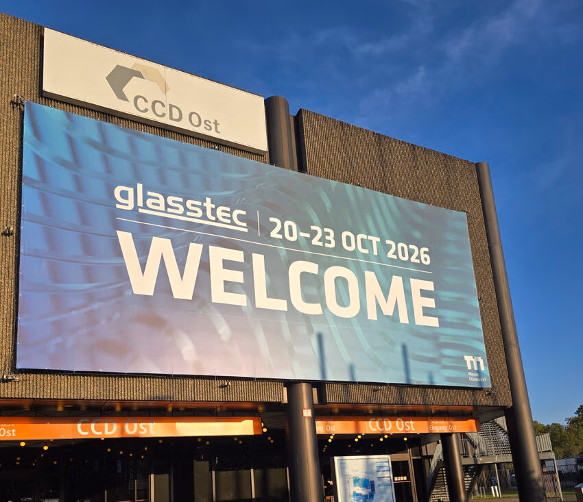 Messeeingang Glasstec Düsseldorf