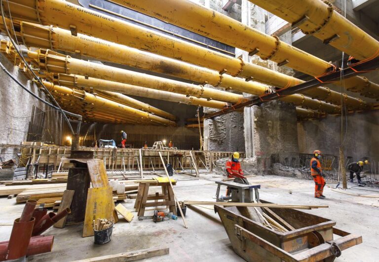 Großbaustelle effizient abgesichert