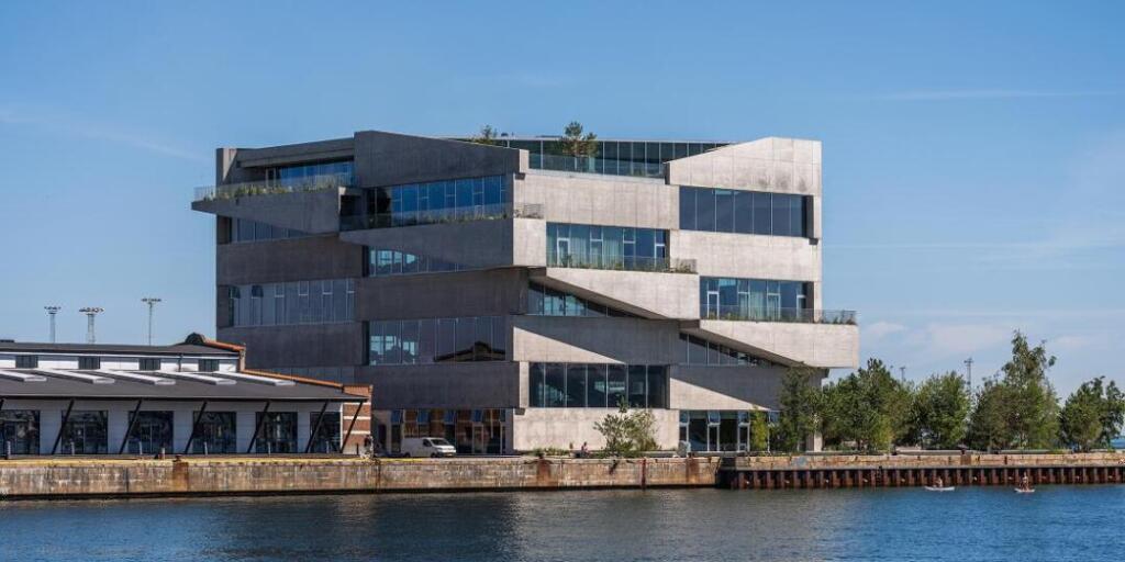 Copenhagen, Denmark - July 20, 2024: BIG headquarters in Copenhagen Nordhavn - Northern Harbour. BIG - Bjarke Ingels Group - is a world famous group of architects headed by Bjarke Ingels. Copyright (c) 2024 Birger Niss/Shutterstock.