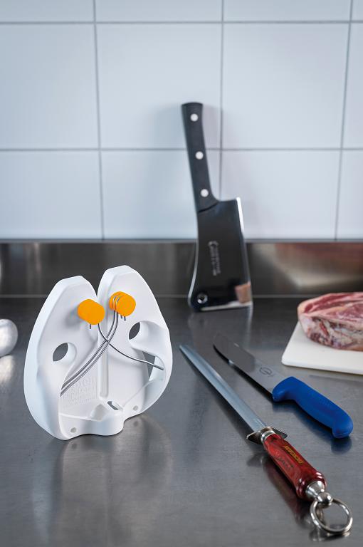 Modifikation der nächsten Stufe - die neue Generation Messerschärfer F. DICK HyperDrill II. Professionelles und sicheres Nachschärfen von Messer für dauerhaft optimale Schneide