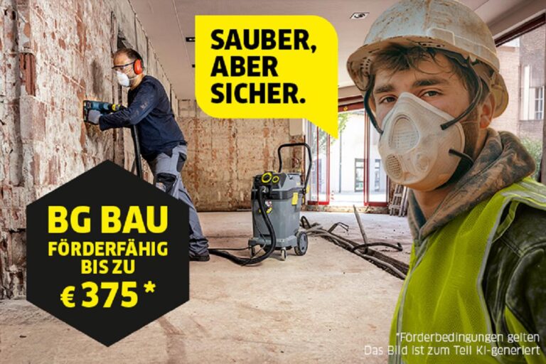 BG Bau-Aktion von Kärcher