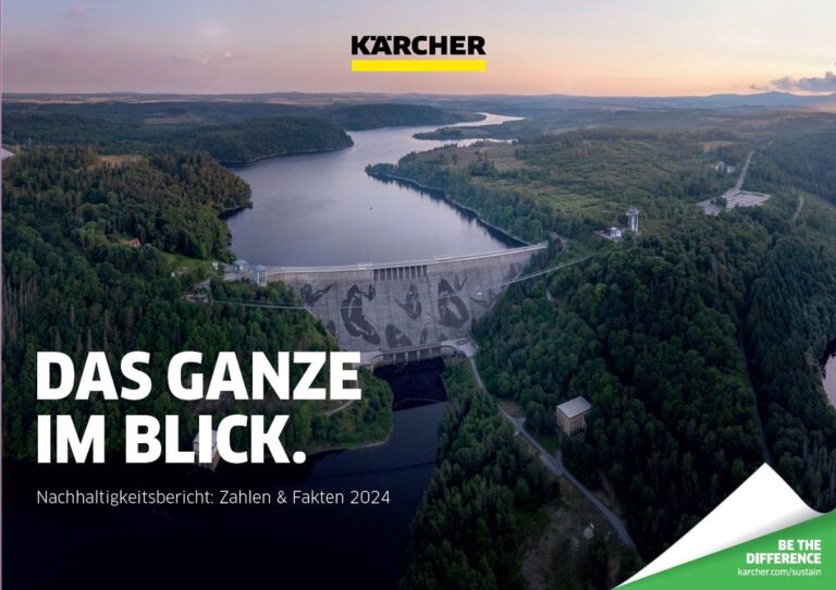 Kärcher veröffentlicht Nachhaltigkeitsbericht 2024