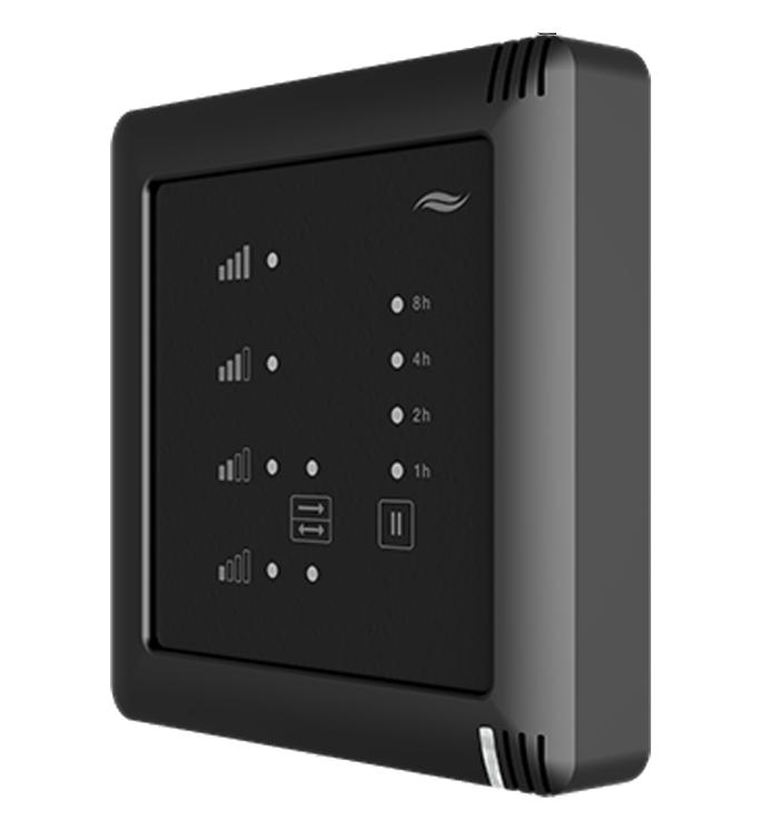 Der Regler Basic Connect ist auch im modernen schwarzen Design erhältlich und erfüllt damit auch individuelle Design-Ansprüche