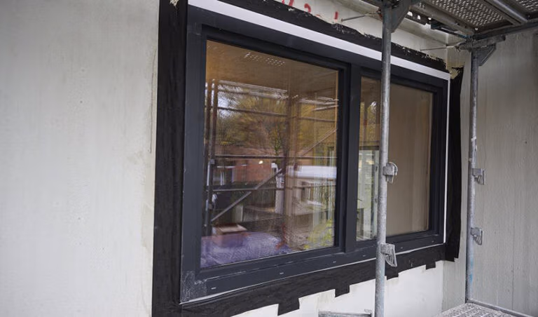 sfs Vorwandmontage Hochhaus Sanierung Fensterbefestigung JB-D Plus