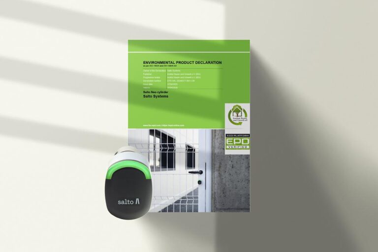 Salto erhält Umweltproduktdeklaration