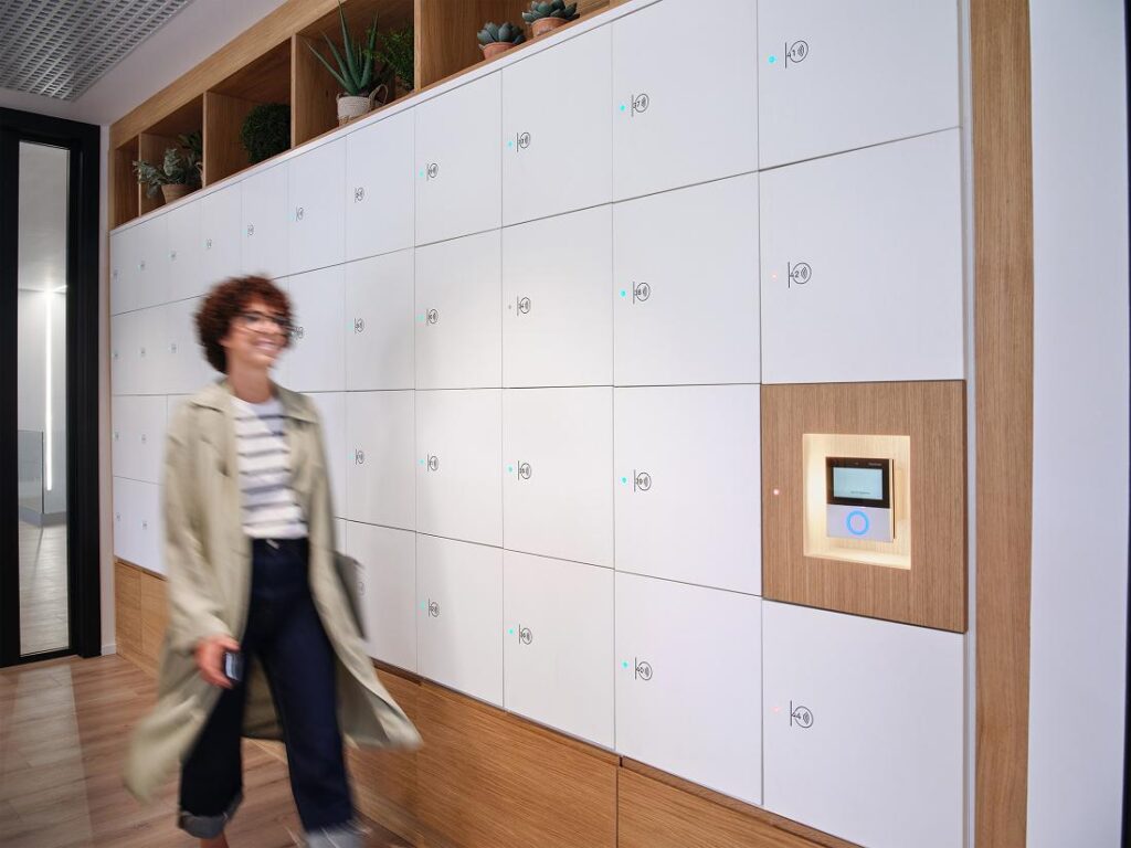 Smartes Locker-Management steht bei Gantner auf
der SicherheitsExpo in München im Mittelpunkt.
Bildquelle: Salto