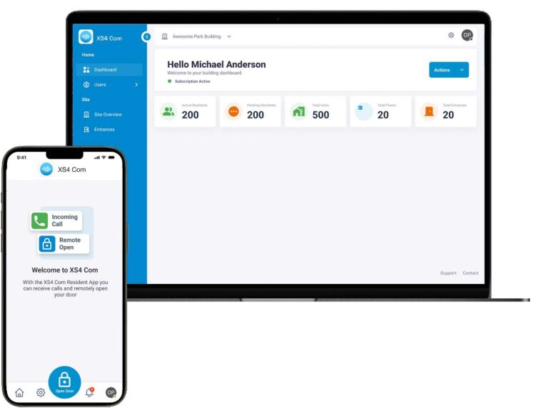 Intelligente Video-Intercom-Lösung XS4 Com von Salto