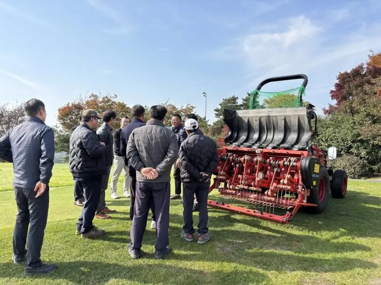 Wiedenmann Rasenpflegetechnik erfolgreich in Suedkorea